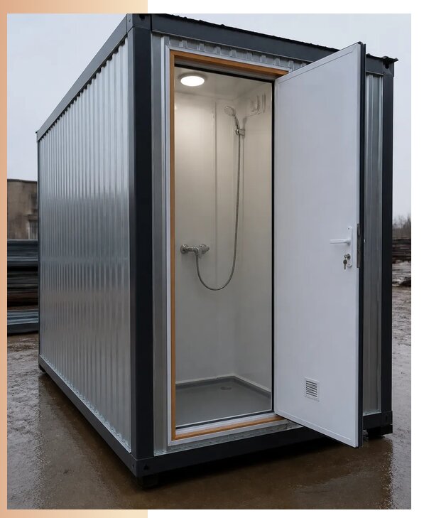 Вагончики с душем изготовление на заказ и аренда в Воткинске